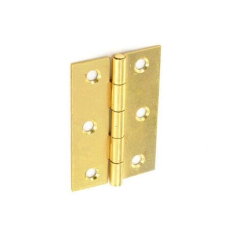 Steel Butt Hinges Brass plated