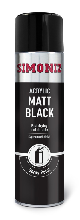 Spray Paint - Matt Black (Aerosol)