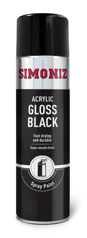 Spray Paint - Gloss Black (Aerosol)