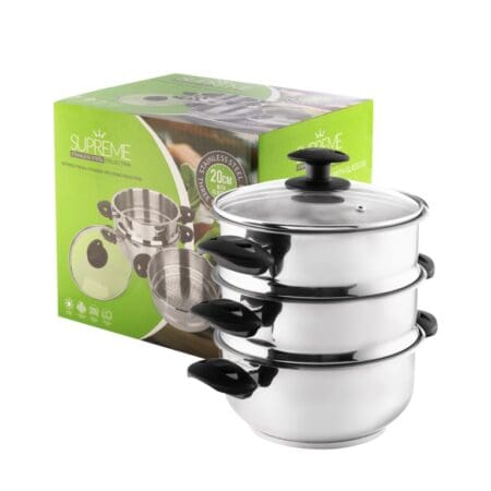 Stainless Steel Collection 3 Tier Steamer
