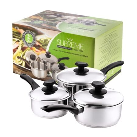 Stainless Steel Collection Sauce Pan Set
