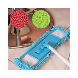 Flat Bobble Microfibre Mop And Handle