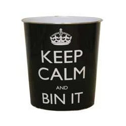 Keep Calm Plastic Bin