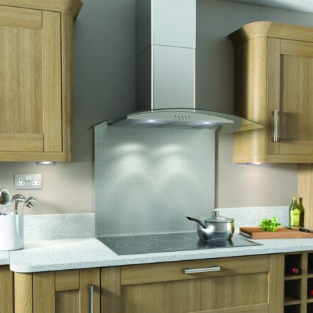 Curve Stainless Steel Cooker Hood