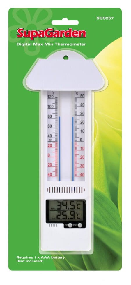 Min/Max Thermometer Mercury Free