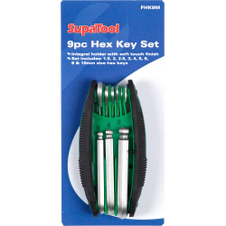 Hex Key Set with Integral Holder