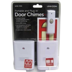 Portable and Plug in Twin Pack Door Chime