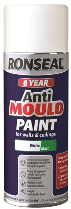 6 Year Quick Dry Anti Mould White