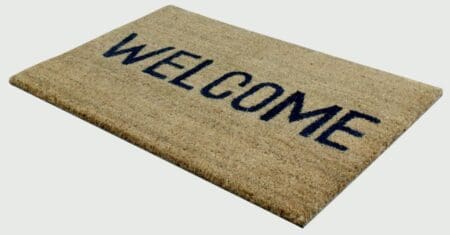 Welcome Latex Coir Doormat