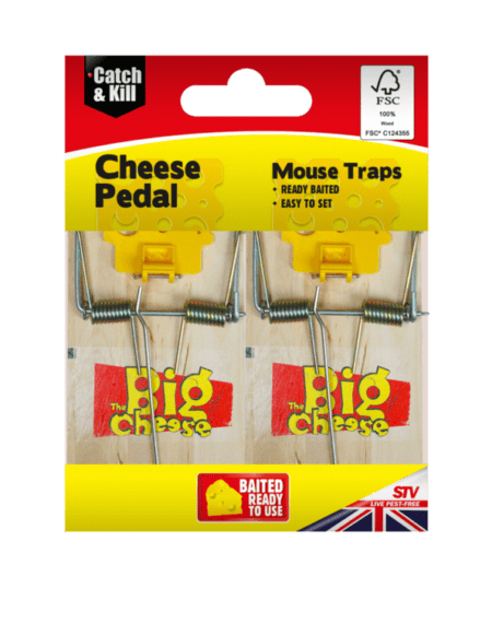 Cheese Pedal Mouse Traps