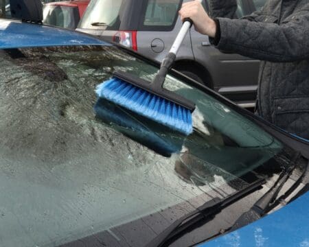 Deluxe Brush Rubber Squeegee
