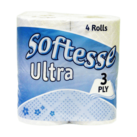 3 Ply Ultra White Toilet Rolls