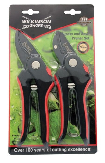 Bypass & Anvil Pruners SetTwin Pack