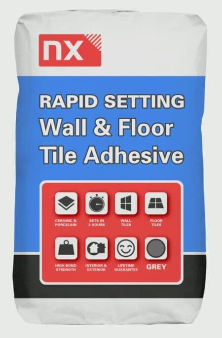 NX Rapid Set Adhesive For Tiles