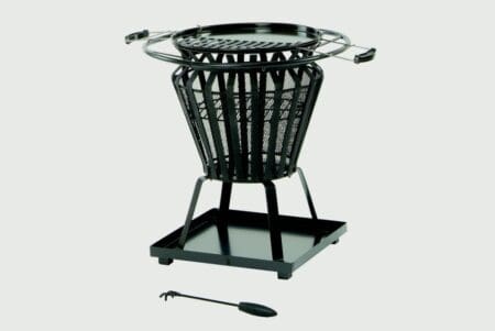 Signa Steel Basket With Fire Pit BBQ
