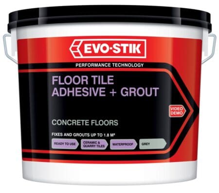 Tile A Floor Adhesive & Grout for Concrete Floors - Charcoal Grey