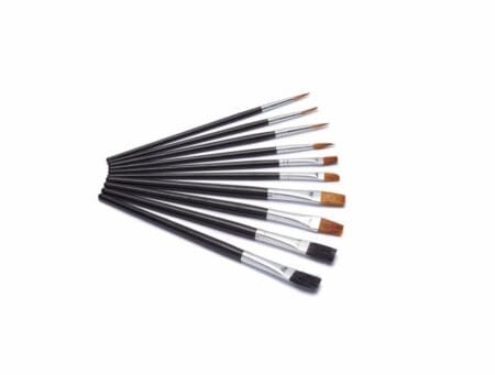 Seriously Good Flat Artist Paint Brushes
