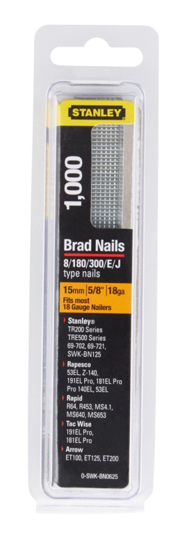 Brad Nails 15mm x 1000