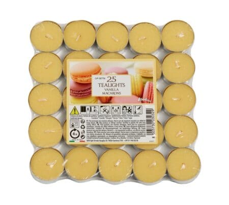 4 Hour Tealights Pack 25