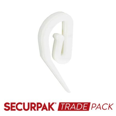 Curtain Hook Plastic White