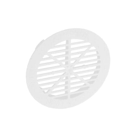 Plastic White Round Soffit Vent 70mm