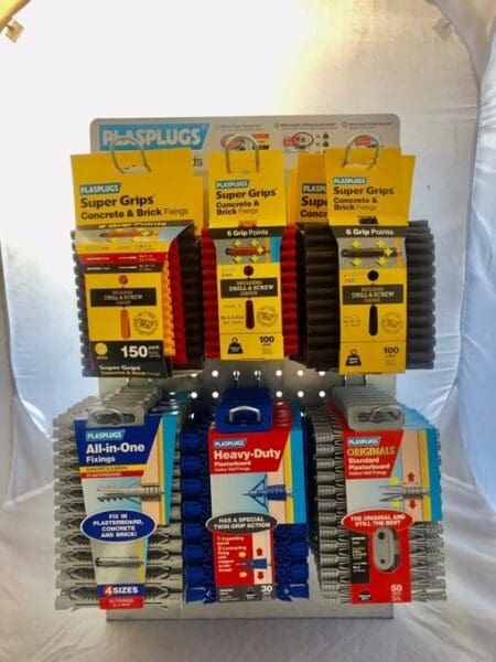 Clip Pack Fixings & Counter Top Deal Stand
