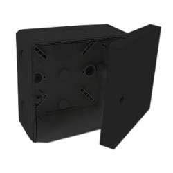 Ip66 Juntion Box Black 100mmx100mm