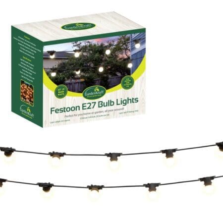 6m E27 20 Bulb Festoon Lights