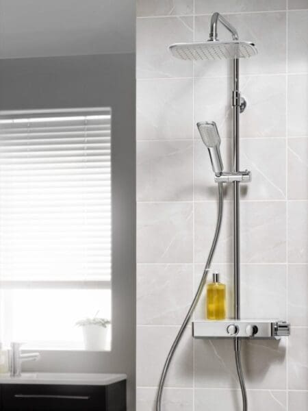 Push Button Thermostatic Mixer Shower
