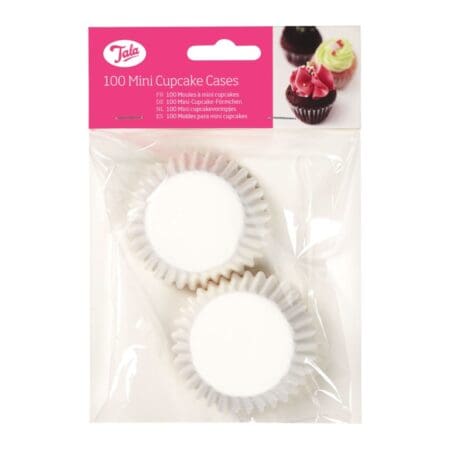 Mini Cupcake Cases 9cm White
