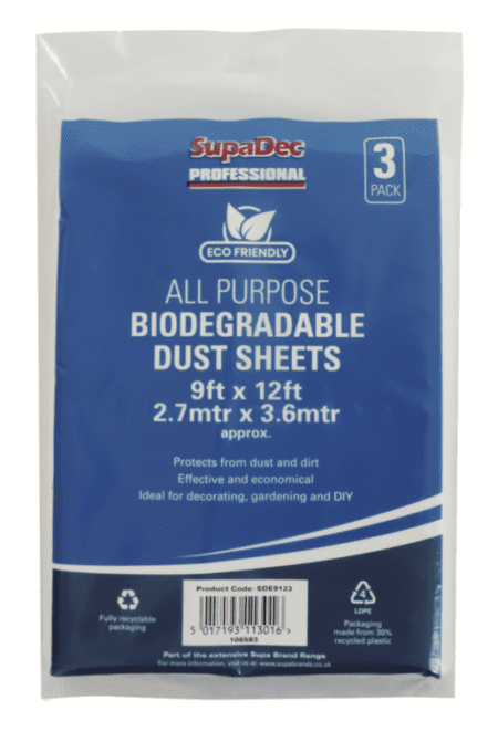 Bio-Degradable Dust Sheet Triple Pack
