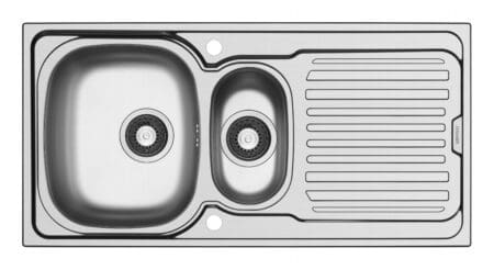 Aurora 1.5 Bowl Reversible Stainless Steel Sink