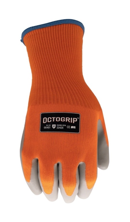 10g Winter Fleece Lined Glove with Latex Palm