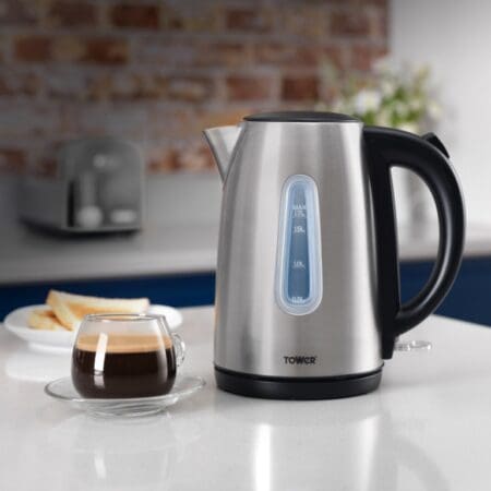 Infinity Brushed Stainless Steel Kettle 3kw