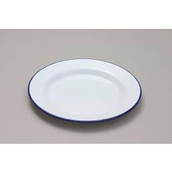 Enamel Dinner Plate - Traditional White