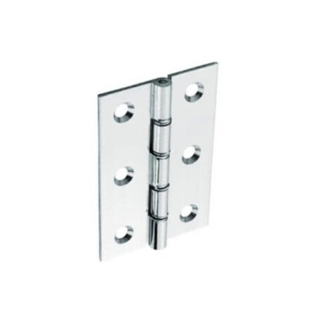 Chrome Plated D.S.W. Brass Hinges (Pair)