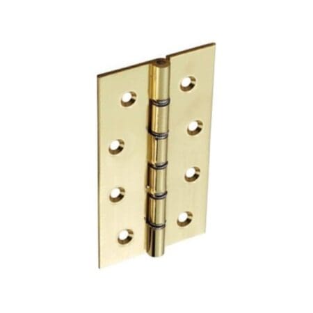 Polished D.S.W. Brass Hinges (1 1/2 Pair)