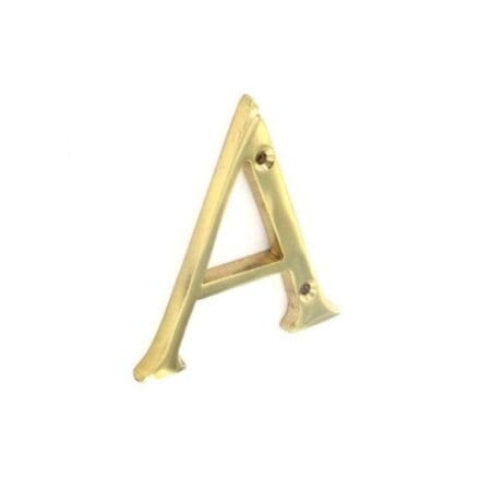 Brass Letter A