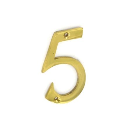 Brass Numeral No.5