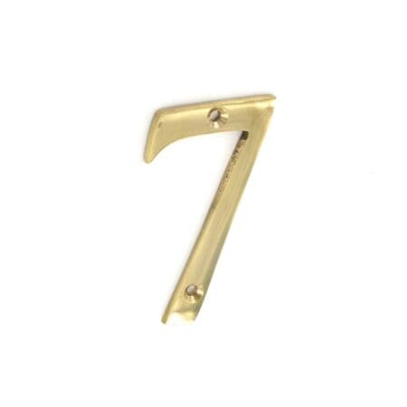 Brass Numeral No.7