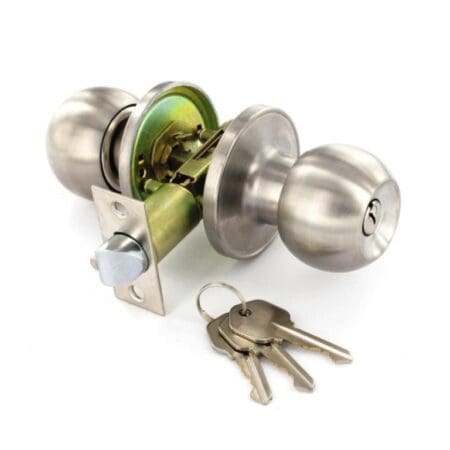 Stainless Steel Entrance Lock Set with 3 Keys