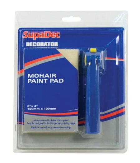 Decorator Mohair Paint Pad with Handle