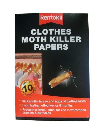 Clothes Moth Killer Papers