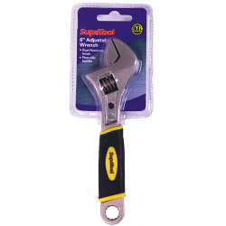 Adjustable Wrench with Power Grip