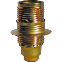 SES Brass Lampholder with Earth