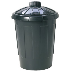 Dustbin With Secure Lid