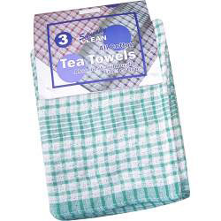 Rice Weave Tea Towels x3