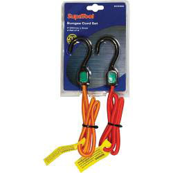 Bungee Cord Set with Plastic Hooks