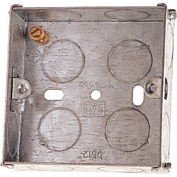 45mm 1 Gang Metal Box to BS4664