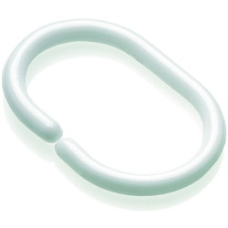 Shower Curtain 'C' Rings (Pack of 12)